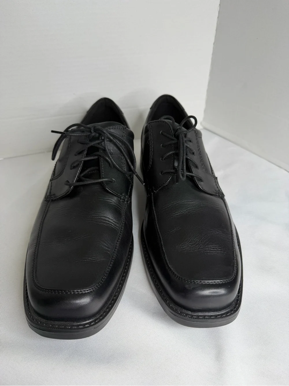 Rockport Black Men's Style Leader 2 Apron Toe Oxford Dress Shoes. Size 13